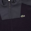 Boys Navy Branded Zip Through Knitted Jumper 31057 by Lacoste from Hurleys