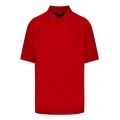 Athleisure Mens Big & Tall Red B-Piro Regular Fit S/s Polo Shirt 44698 by BOSS from Hurleys