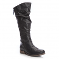 Womens Black Haylis Knee Boots 99466 by Moda In Pelle from Hurleys