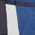 Mens Navy/Blue/Grey 3 Pack Cotton Trunks 52390 by Ted Baker from Hurleys