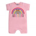 Baby Sugar Rose Rainbow Romper Gift 101283 by Moschino from Hurleys