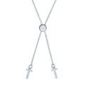 Womens Silver/Crystal Aulara Crystal Hoop Bracelet 95896 by Ted Baker from Hurleys