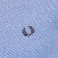 Mens Prince Blue Oxford Twin Tipped S/s Polo Shirt 71418 by Fred Perry from Hurleys