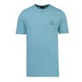 Casual Mens Bright Blue Tales S/s T Shirt 73687 by BOSS from Hurleys