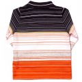Baby Orange Mixed Stripe L/s Polo Shirt 65344 by BOSS from Hurleys