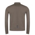 Mens Khaki Train Core ID Stretch L/s Polo Shirt 30588 by EA7 from Hurleys