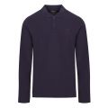 Mens Navy Small Logo L/s Polo Shirt 46003 by Belstaff from Hurleys