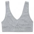 Womens Grey Heather Unlined Bralette 20450 by Calvin Klein from Hurleys