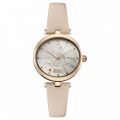 Womens Pink & Rose Gold Belgravia Leather Watch 19074 by Vivienne Westwood from Hurleys