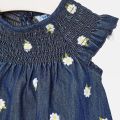 Infant Dark Blue Denim Daisy Dress 58228 by Mayoral from Hurleys