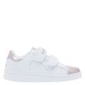 Girls White And Pink Marica Mirror Toe Trainers (24-33EUR) 25595 by Lelli Kelly from Hurleys