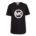 Womens Black Stud Circle Logo S/s T Shirt 96855 by Michael Kors from Hurleys