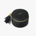 Womens Black Shine Circle Jewellery Box 101087 by Katie Loxton from Hurleys