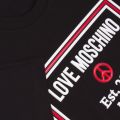 Mens Black Chest Logo Box Slim S/s T Shirt 21443 by Love Moschino from Hurleys