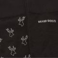 Mens Black Reindeer 2 Pack Sock Gift Set 34304 by BOSS from Hurleys