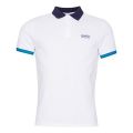 Mens White Enduro S/s Polo Shirt 108374 by Barbour International from Hurleys