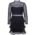 Womens Black Yasalberte Lace Dress 67063 by Y.A.S from Hurleys