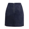 Womens Navy Visusa Suede Skirt 52937 by Vila from Hurleys