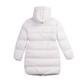 Girls Off White Eira Hooded Down Coat 90578 by Parajumpers from Hurleys