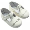 Baby White Ballet Flat Shoes (15-19)