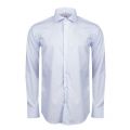 Mens Light Blue Vordon Stripe Regular Fit L/s Shirt 28625 by HUGO from Hurleys