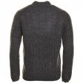 Mens Charcoal Marl Mini Shawl Knitted Cardigan 7564 by Lyle and Scott from Hurleys