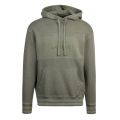 Mens Green Relaxed Garment Dyed Hoodie 76728 by Levi's from Hurleys