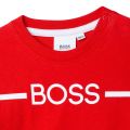 Toddler Bright Red Branded Chest Line S/s T Shirt 83887 by BOSS from Hurleys