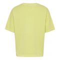 Womens Faded Lime Tape Boxy Cropped S/s T Shirt 87697 by Tommy Jeans from Hurleys