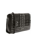 Womens Black Studded Shoulder Bag 31695 by Love Moschino from Hurleys