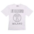 Boys White Milano Maxi S/s T Shirt 107678 by Moschino from Hurleys
