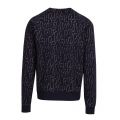 Mens Marine 3D Lettering Sweat Top 87248 by Emporio Armani Bodywear from Hurleys