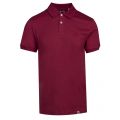 Mens Red Jersey S/s Polo Shirt 40541 by Pretty Green from Hurleys