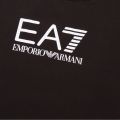 Womens Black Train Shiny Logo S/s T Shirt 57492 by EA7 from Hurleys