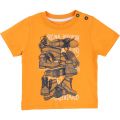 Boys Light Mango Boot Print S/s Tee Shirt 7788 by Timberland from Hurleys