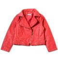 Girls Pink PU Frill Jacket 19047 by Billieblush from Hurleys