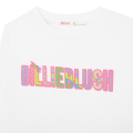 Billieblush T Shirt Girls Ivory Logo L/s T Shirt