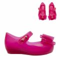 Vivienne Westwood Girls Pink Mini Ultragirl 22 Bow Shoes (4-9) 44301 by Mini Melissa from Hurleys