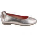Girls Silver Bow Ballerina Shoes (23-33) 19057 by Billieblush from Hurleys