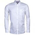 Mens White Themonk Oxford L/s Shirt 61577 by Ted Baker from Hurleys