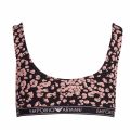 Womens Pink Animal Bralette 78522 by Emporio Armani Bodywear from Hurleys