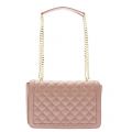 Womens Dusky Pink Quilted Logo Shoulder Bag 35112 by Love Moschino from Hurleys