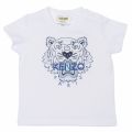 Baby White/Blue Tiger B1 S/s T Shirt 86813 by Kenzo from Hurleys