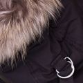 Mens Black Mistral Fur Hooded Jacket 13947 by Pyrenex from Hurleys