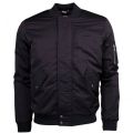 Mens Black Textured Jacket 14650 by Lacoste from Hurleys