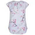 Womens Light Grey Neebye Oriental Blossom Top 71567 by Ted Baker from Hurleys