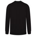 Mens Black Flock Logo Crew Sweat Top 46772 by Versace Jeans Couture from Hurleys