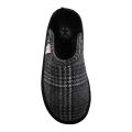 Mens Grey/Black William Harris Tweed Slippers 97795 by Bedroom Athletics from Hurleys