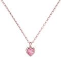 Womens Rose Gold/Light Rose Hannela Crystal Heart Pendant Necklace 82847 by Ted Baker from Hurleys