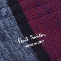 Mens Cobalt Blue Twisty Block Boot Socks 93557 by PS Paul Smith from Hurleys